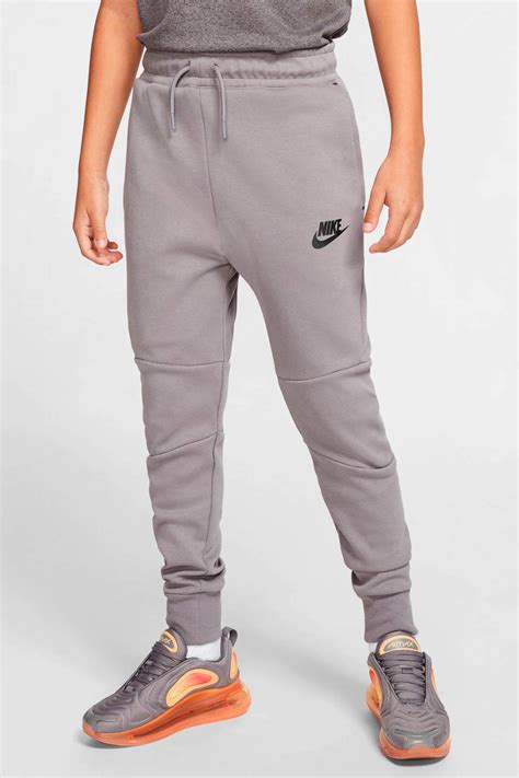 nike tech fleece joggingbroek heren grijs|Nike Tech joggingbroek van fleece voor heren.